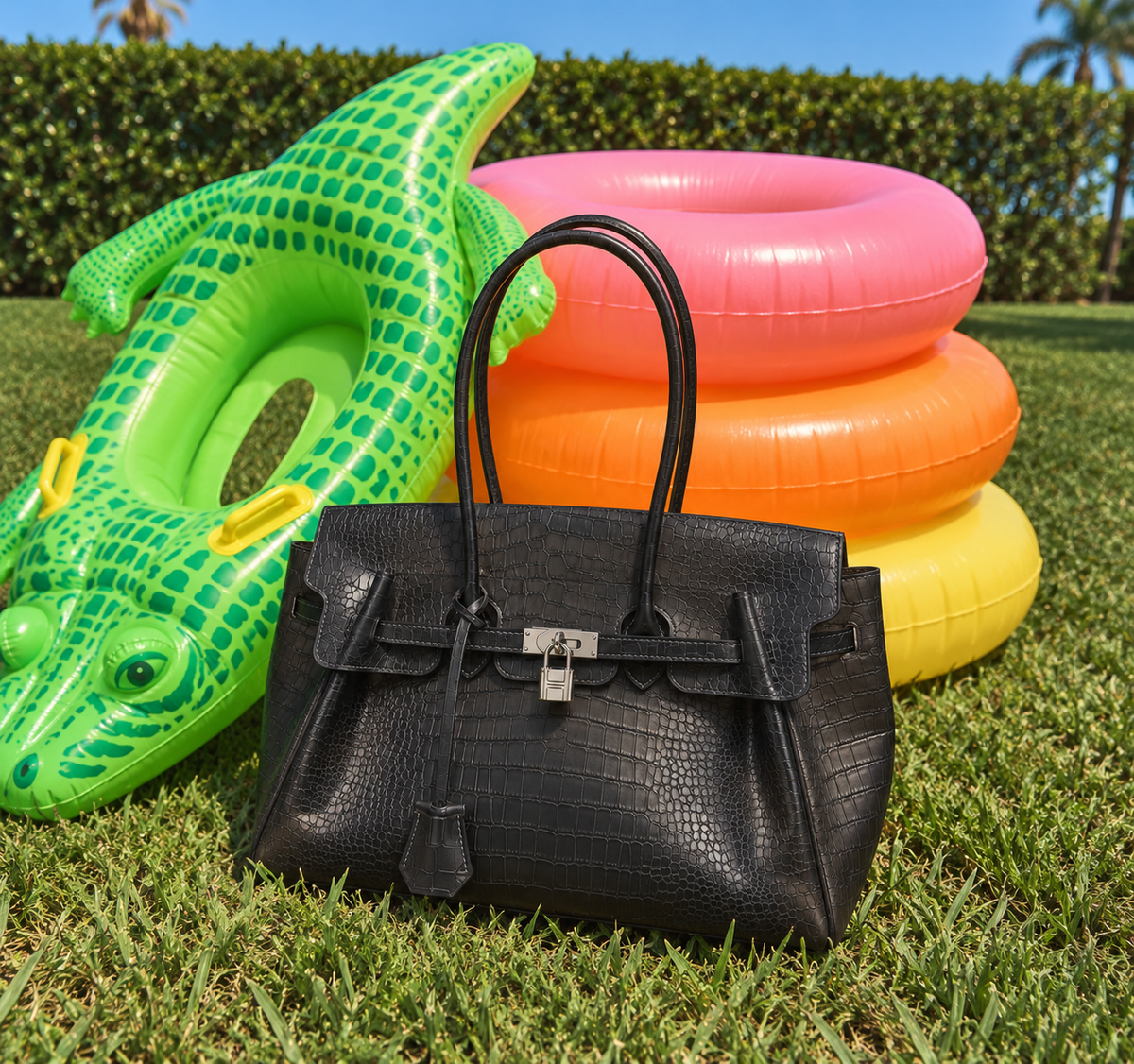 Croc Embossed NAKR — détail matière