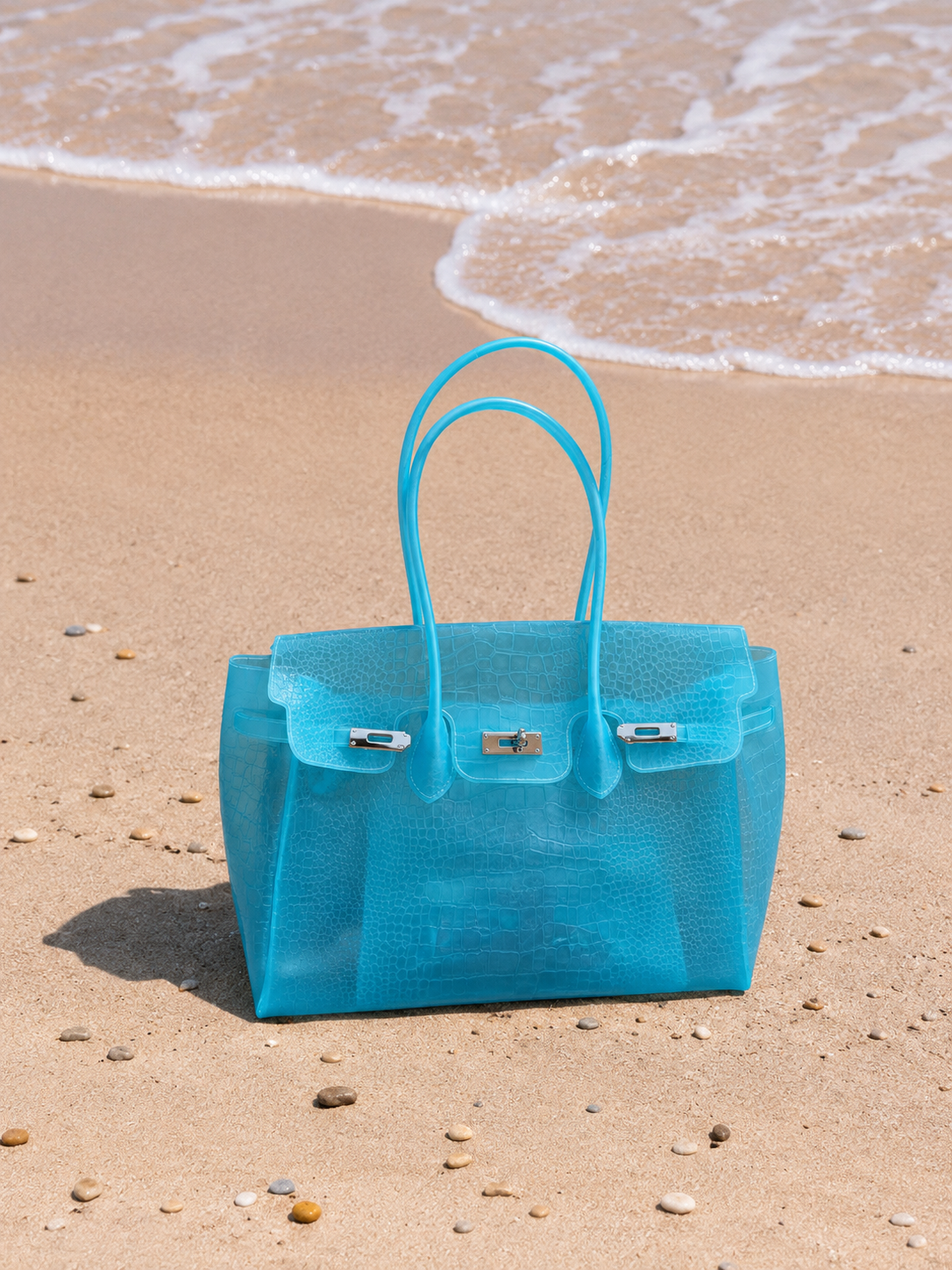 Croc Embossed NAKR — détail du fermoir