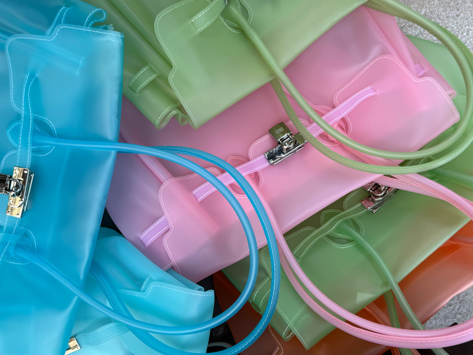 Sac Jelly Firkin Frosted NAKR — détail Carry Color